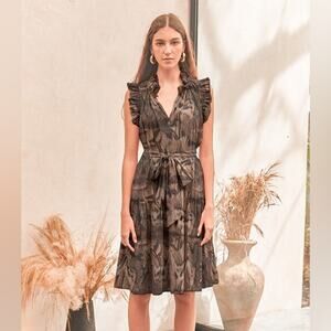 CHRISTY LYNN Bardot Ruffle Dress